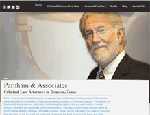 Tablet Screenshot of parnhamandmcwilliams.com